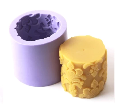 Cylinder Silicone Candle Bath Bomb Soap Mould